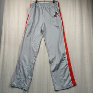 Ohio State University Men's Track Pants XL Gray Wide Leg